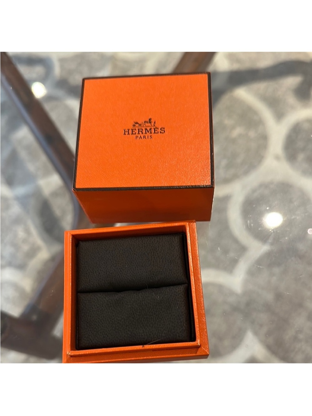 Hermès Collier de Chien silver ring size 56 (7.5) - Picture 3 of 6
